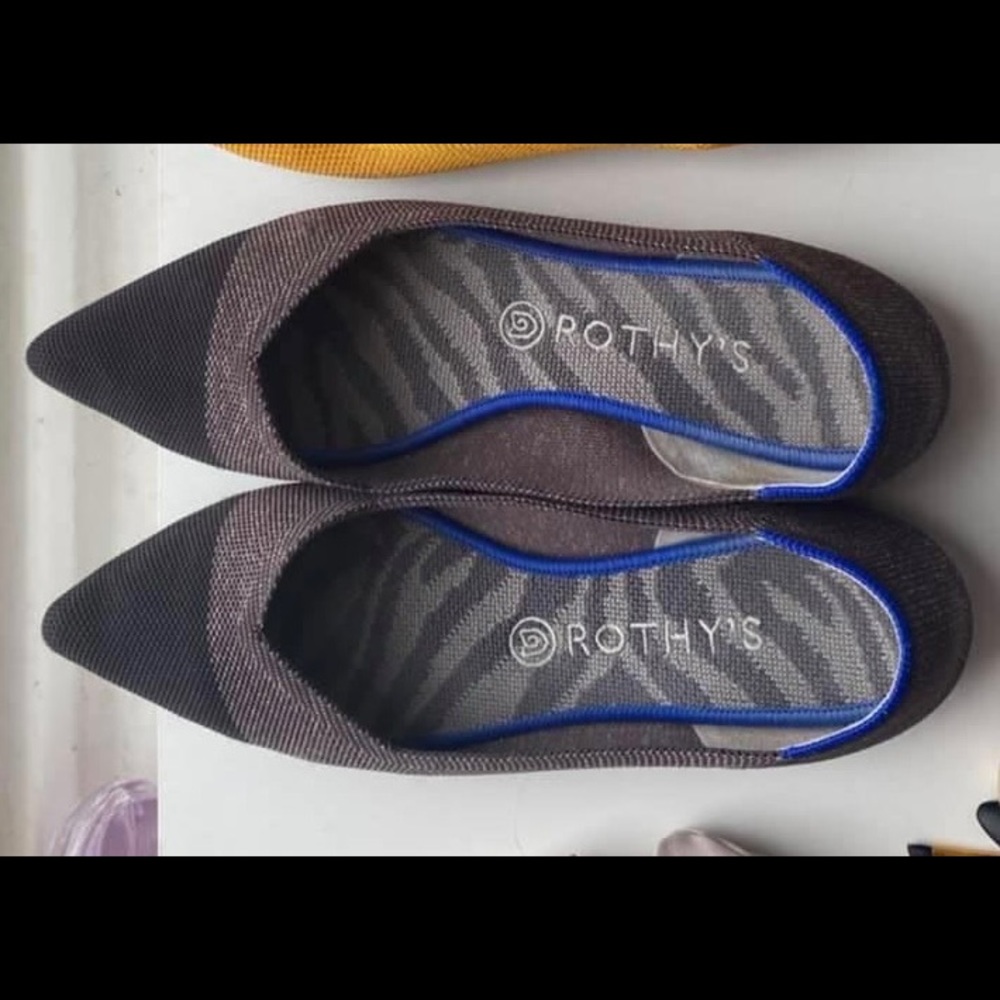 Rothy’s Points- Twilight Metallic Captoe